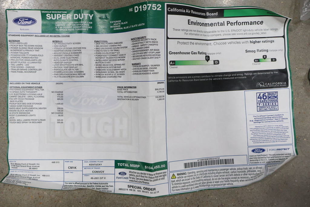 Used 2024 Ford F350 Limited w/ FX4 Off-Road Package image 79