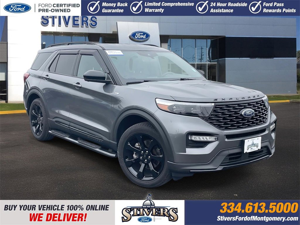 Certified 2023 Ford Explorer ST-Line w/ Class IV Trailer Tow Package