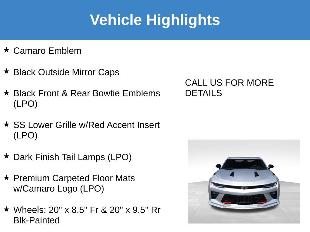 Used 2017 Chevrolet Camaro SS w/ Redline Edition RWD image 15
