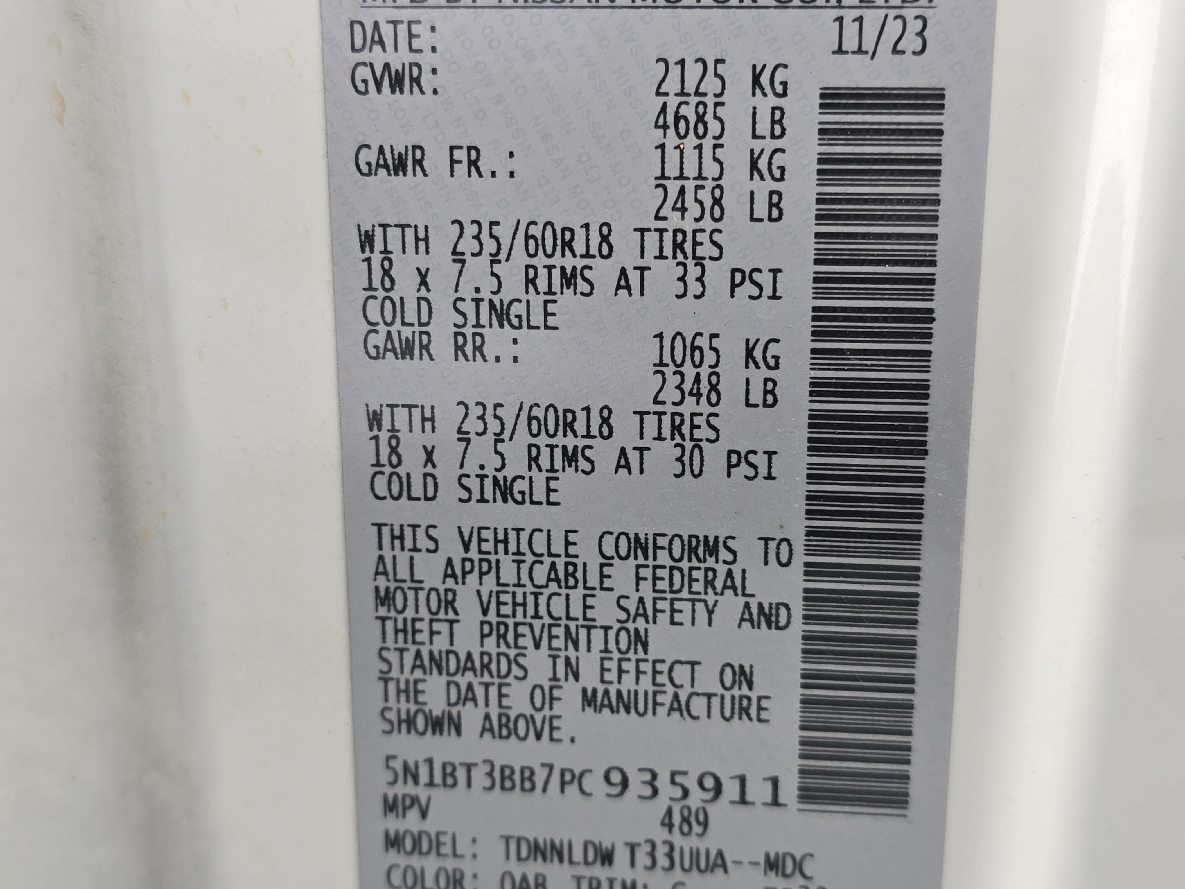 Certified 2023 Nissan Rogue SV AWD/4WD image 33