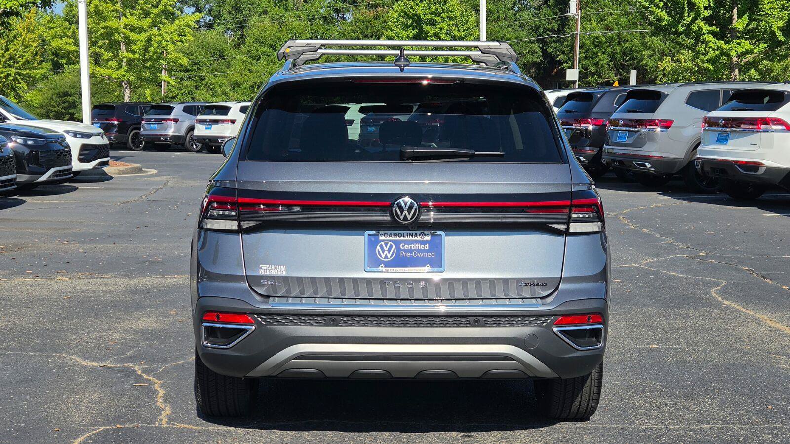 Certified 2025 Volkswagen Taos SEL w/ Black Wheel Plus Package AWD/4WD image 3