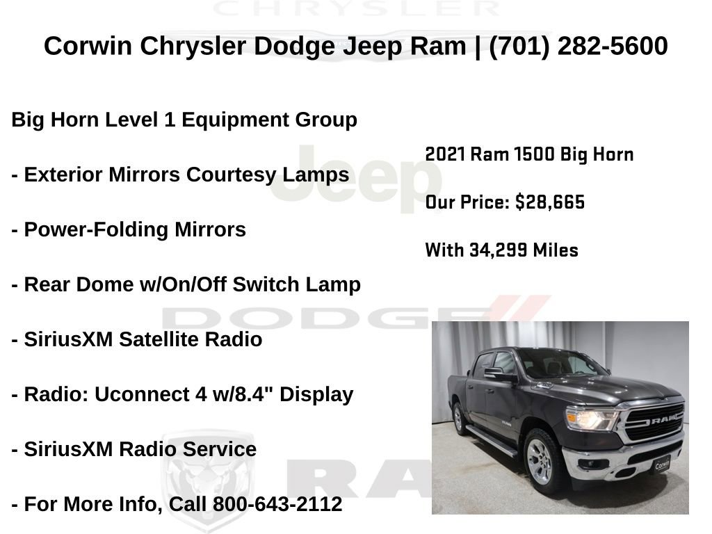 Certified 2021 RAM 1500 Big Horn image 20