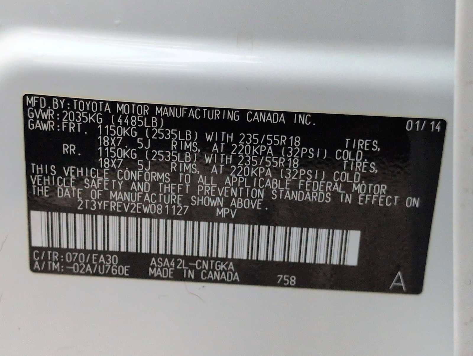 Used 2014 Toyota RAV4 Limited w/ Technology Package image 34