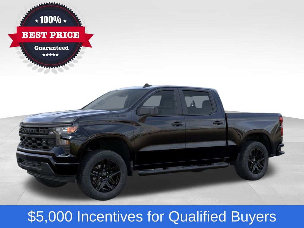 New 2026 Chevrolet Silverado 1500 Custom w/ Turbomax Blackout Package image 2
