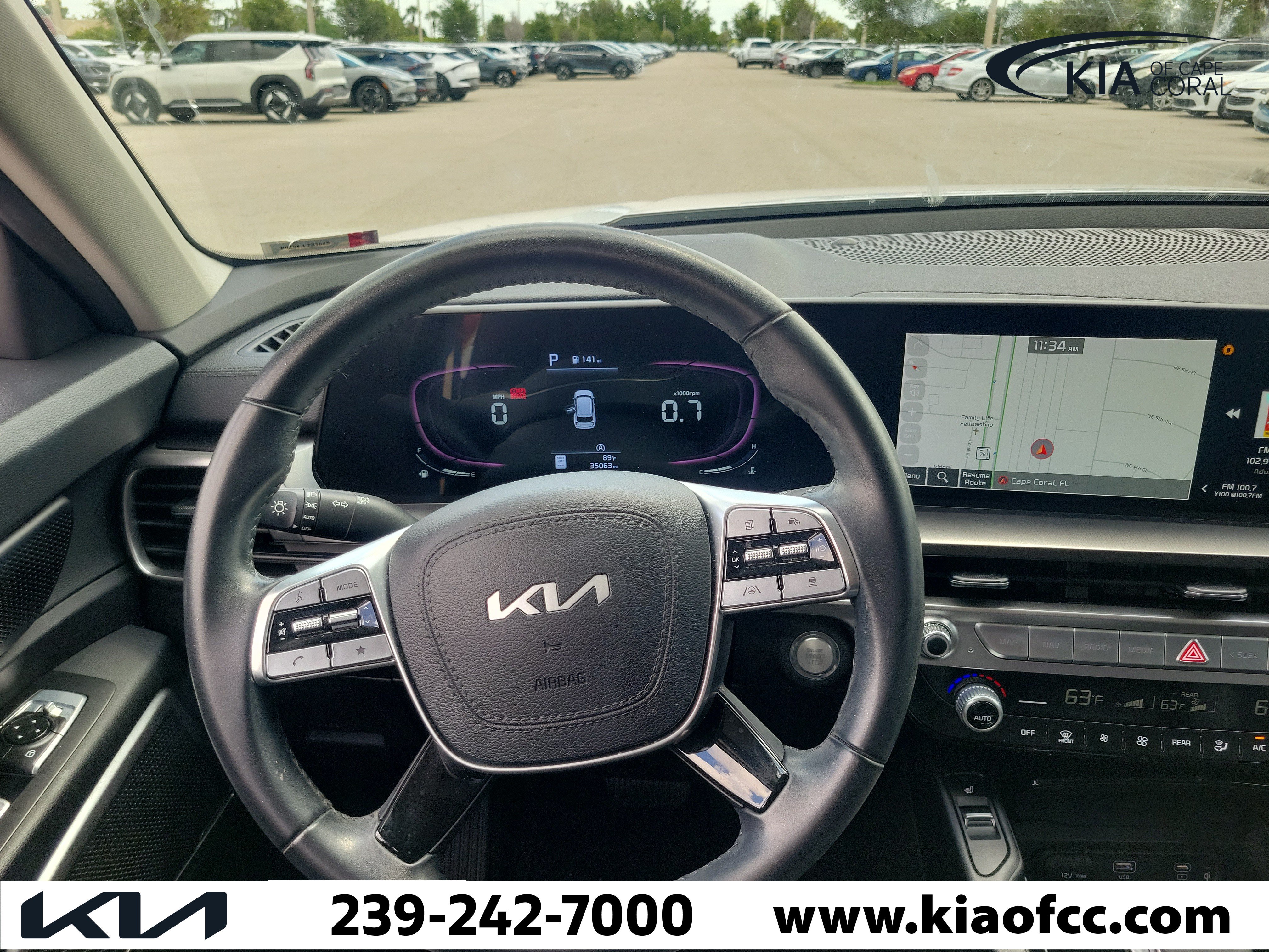 Certified 2024 Kia Telluride S w/ S Sunroof Package FWD image 22