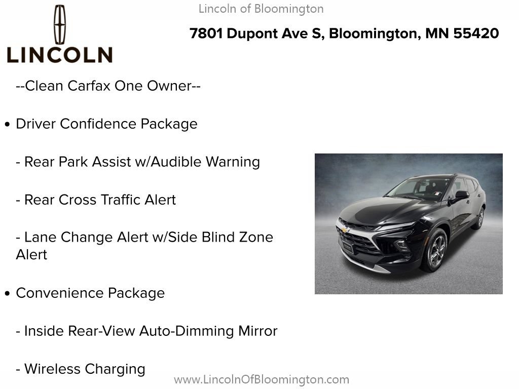 Used 2024 Chevrolet Blazer LT w/ Convenience Package AWD/4WD image 5