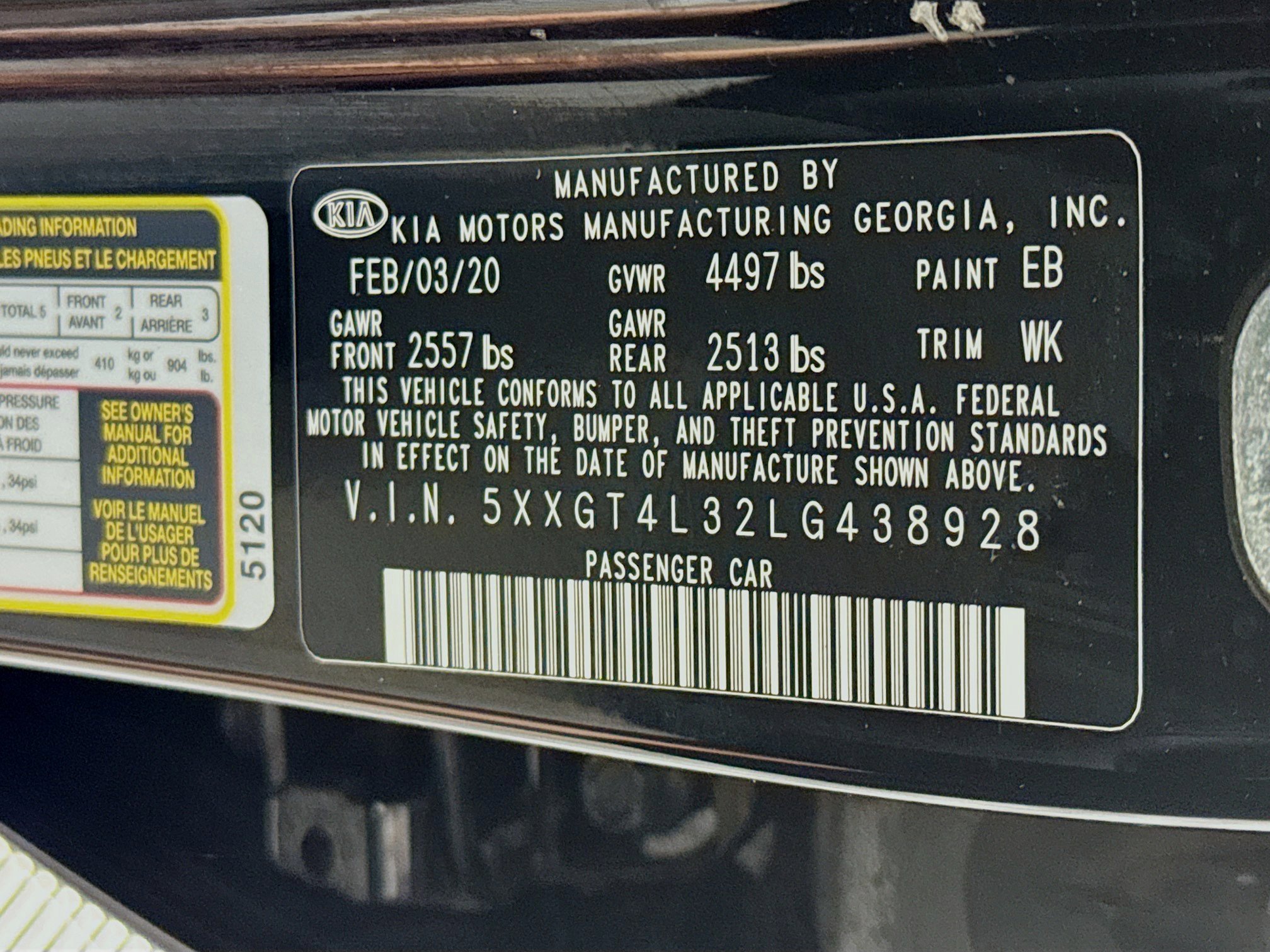 Used 2020 Kia Optima LX FWD image 38