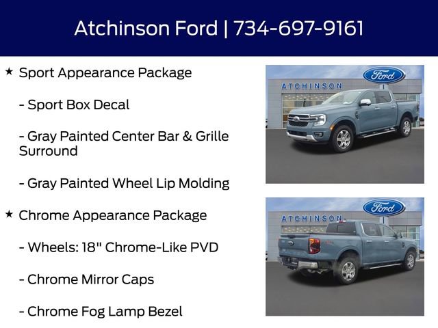 Certified 2024 Ford Ranger Lariat w/ Trailer Tow Package image 16