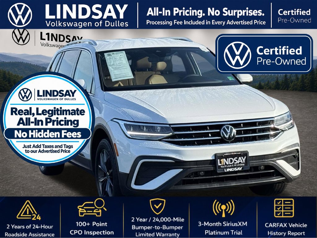 Certified 2023 Volkswagen Tiguan SE