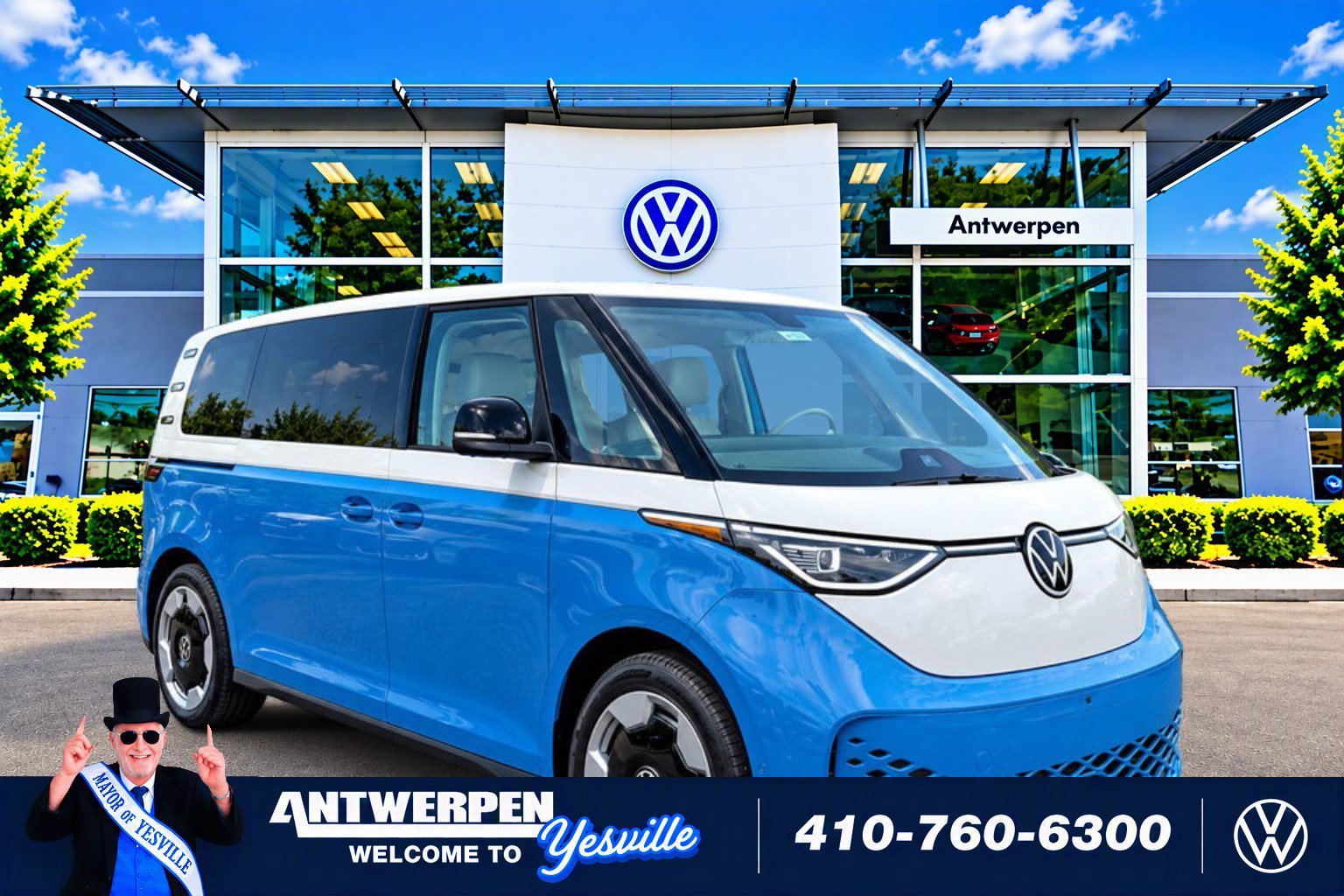 Used 2025 Volkswagen ID. Buzz Pro S Plus AWD/4WD image 1