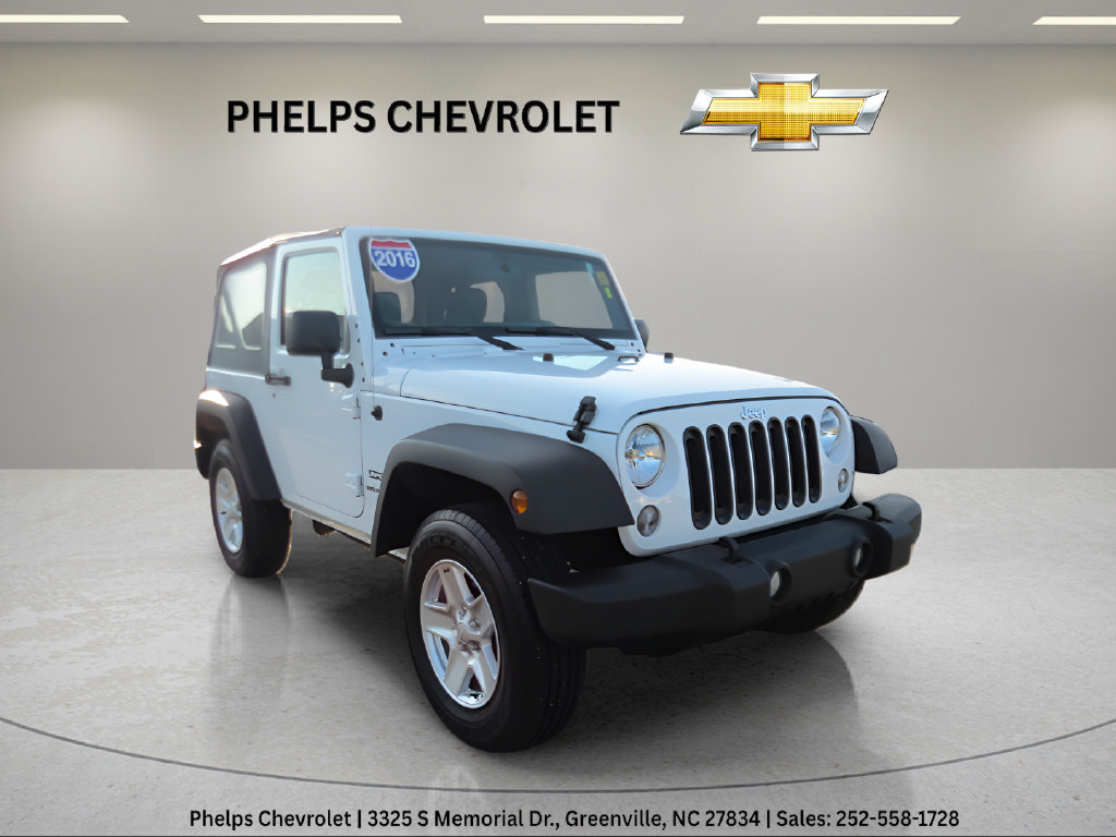 Used 2016 Jeep Wrangler Sport w/ Connectivity Group AWD/4WD image 2