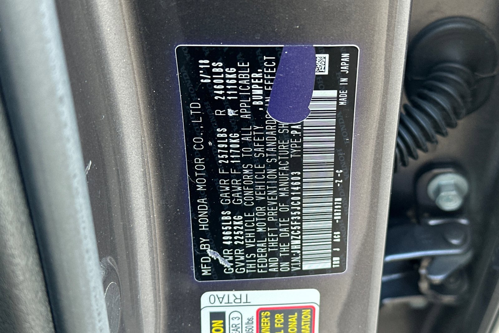 Used 2018 Honda Clarity Touring image 20