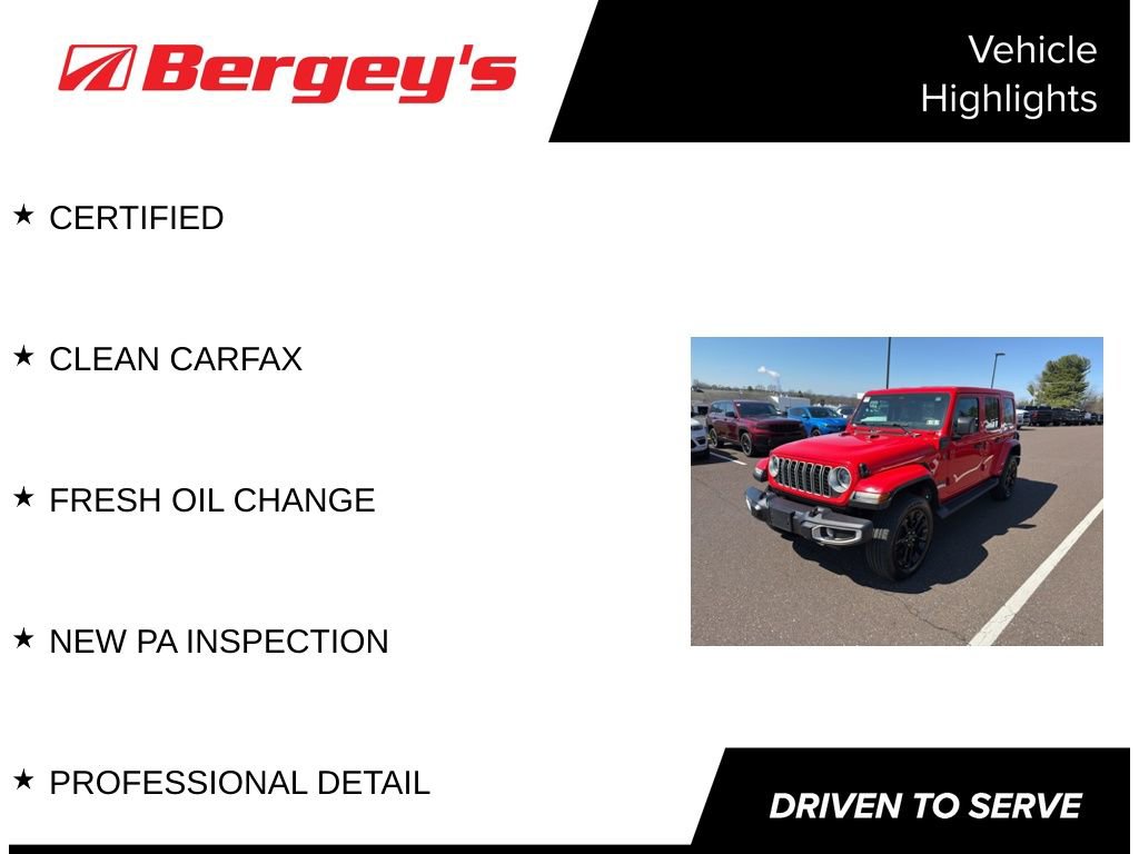 Certified 2025 Jeep Wrangler Unlimited Sahara AWD/4WD image 5