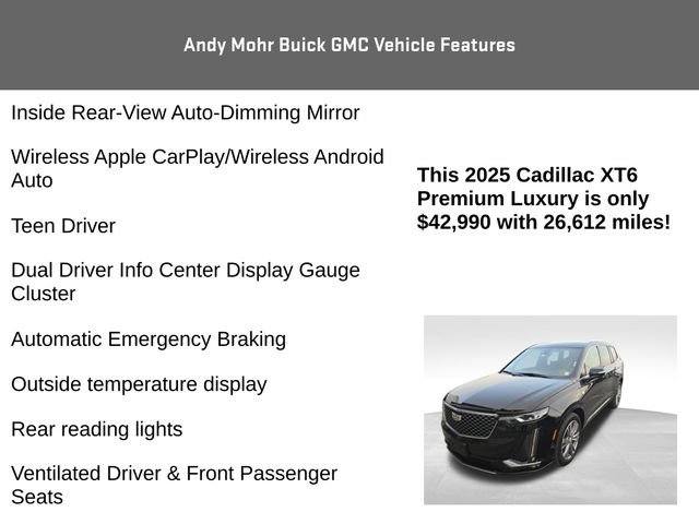 Used 2025 Cadillac XT6 Premium Luxury image 16