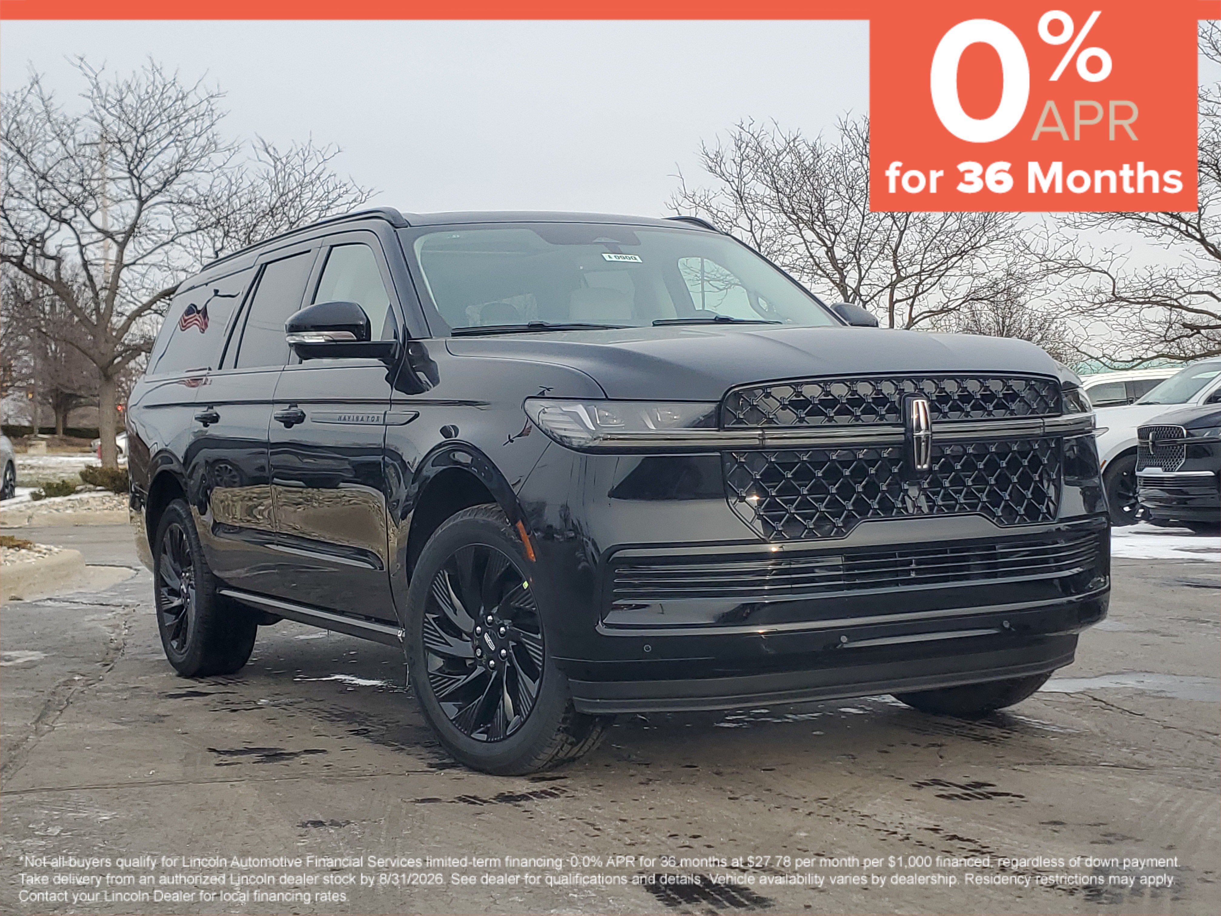 New 2026 Lincoln Navigator L Reserve w/ Jet Appearance Package AWD/4WD 360° Tour