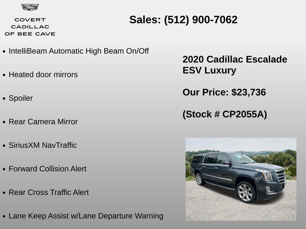 Used 2020 Cadillac Escalade ESV Luxury RWD image 36