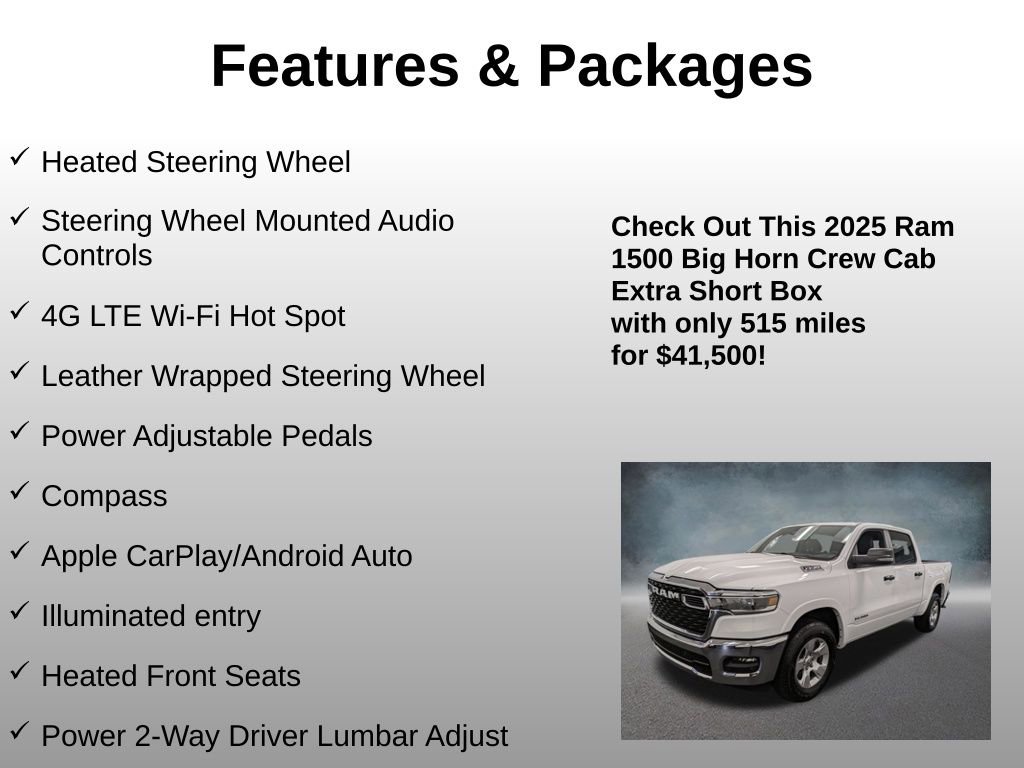Used 2025 RAM 1500 Big Horn AWD/4WD image 21