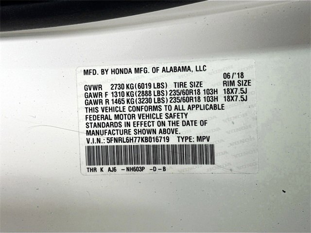 Used 2019 Honda Odyssey EX-L image 35