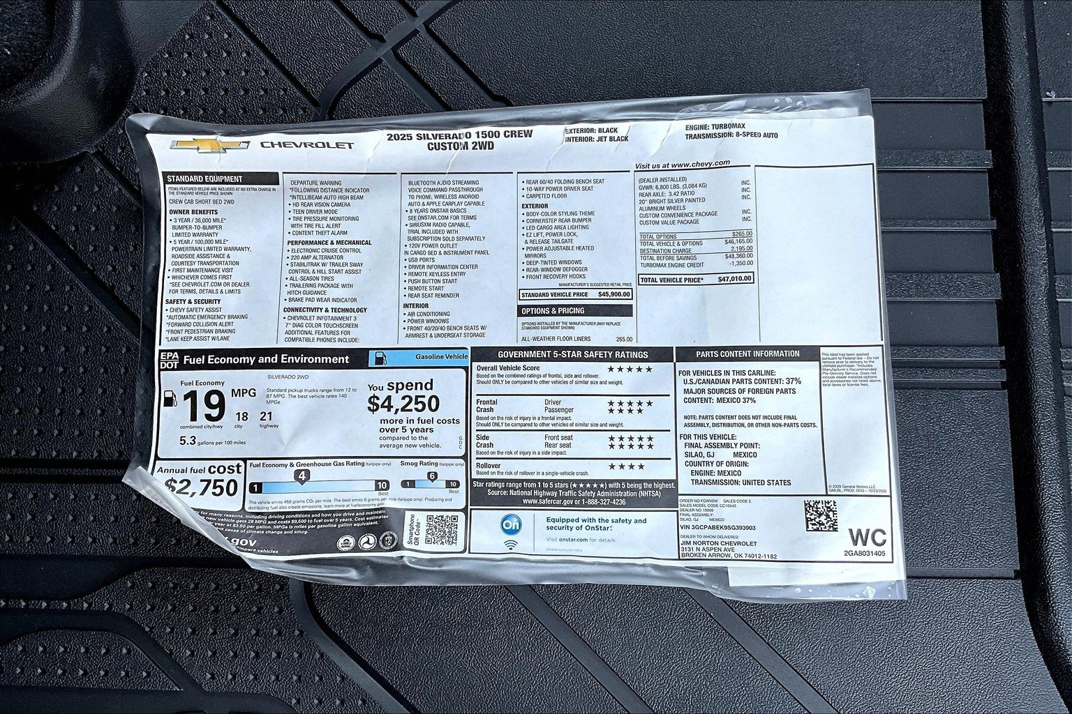 New 2025 Chevrolet Silverado 1500 Custom image 14