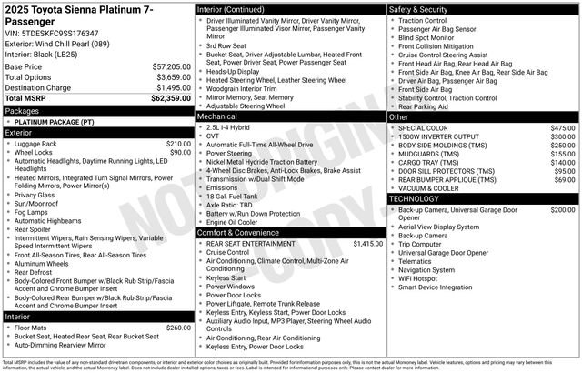 Used 2025 Toyota Sienna Platinum image 34