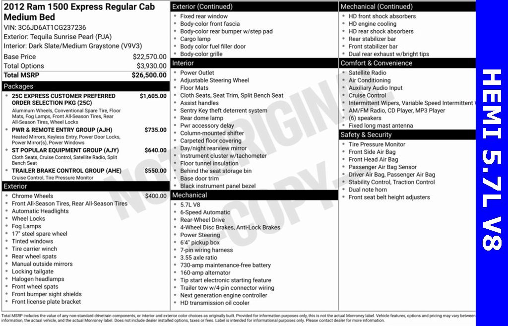 Used 2012 RAM 1500 Express image 17