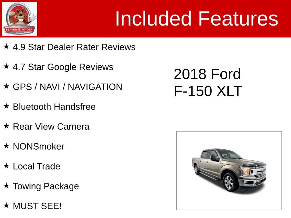 Used 2018 Ford F150 XLT w/ Equipment Group 302A Luxury RWD image 4