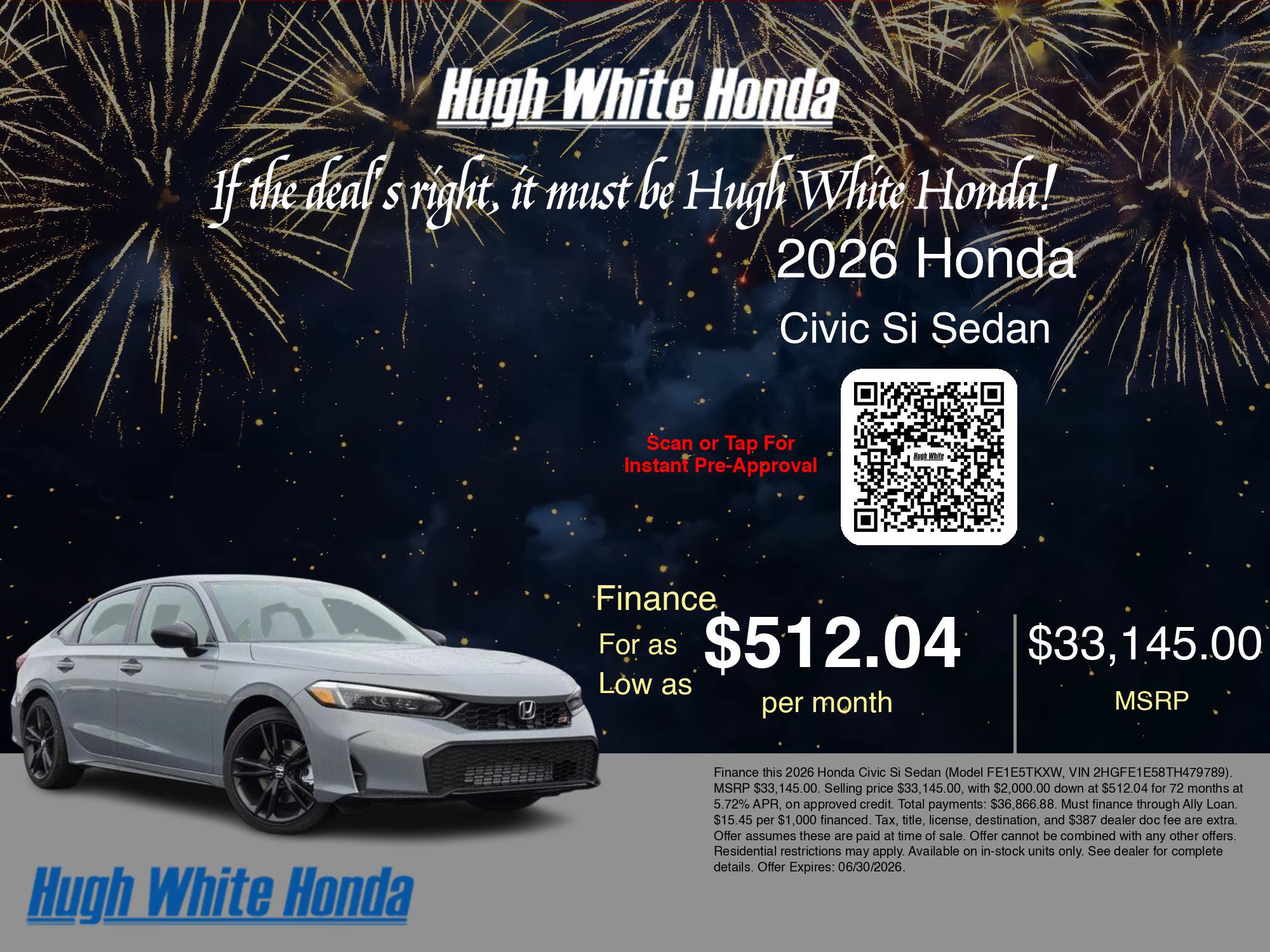 New 2026 Honda Civic Si image 7