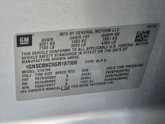 Used 2016 Chevrolet Tahoe LT RWD image 15