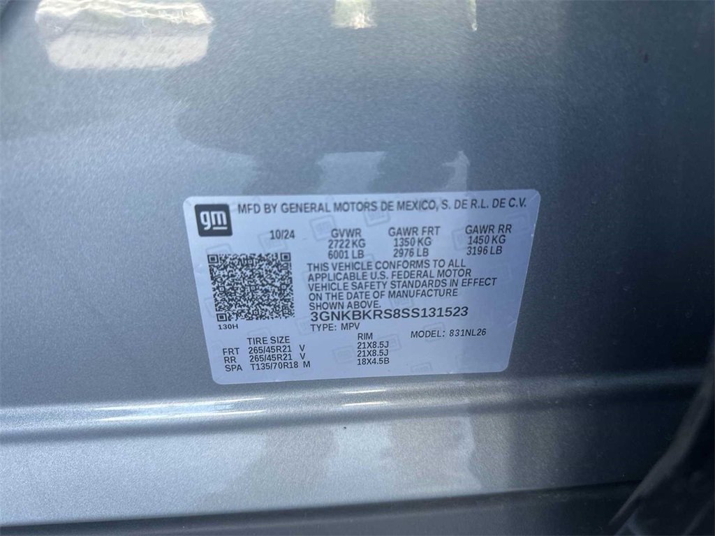 New 2025 Chevrolet Blazer RS w/ Driver Confidence II Package image 34