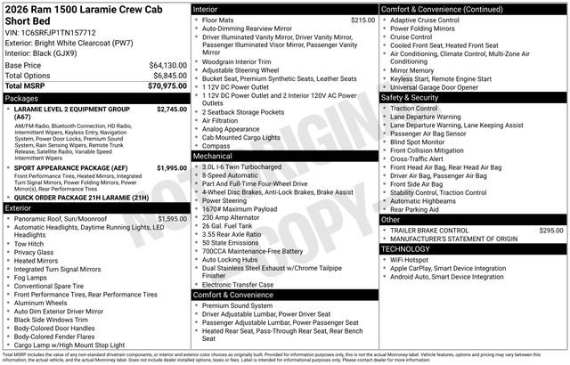Used 2026 RAM 1500 Laramie image 28