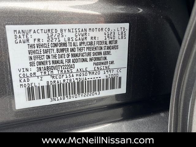 New 2026 Nissan Sentra SR image 28