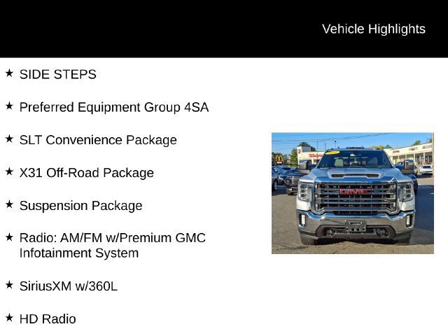 Used 2020 GMC Sierra 2500 SLT w/ SLT Convenience Package AWD/4WD image 14