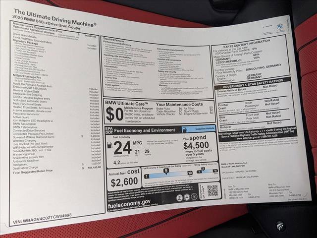 New 2026 BMW 840i xDrive image 20