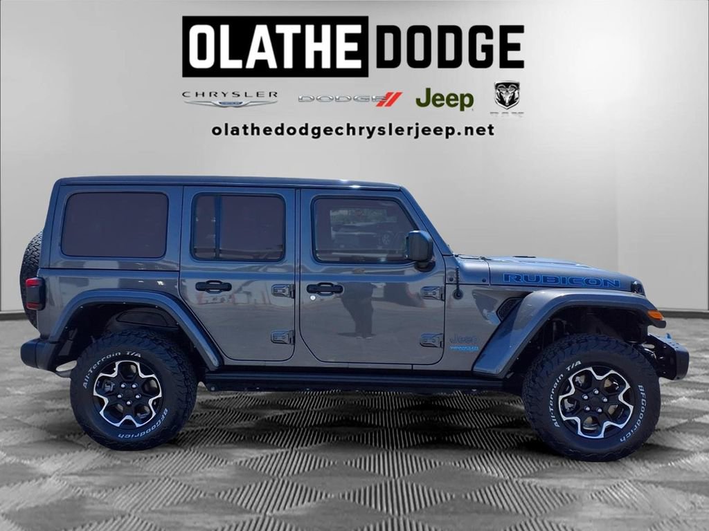 Certified 2021 Jeep Wrangler Unlimited Rubicon 4xe w/ Steel Bumper Group AWD/4WD image 28