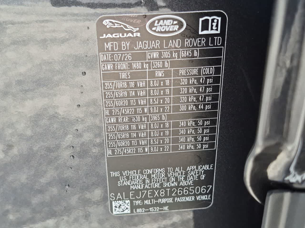 New 2026 Land Rover Defender 110 S AWD/4WD image 38