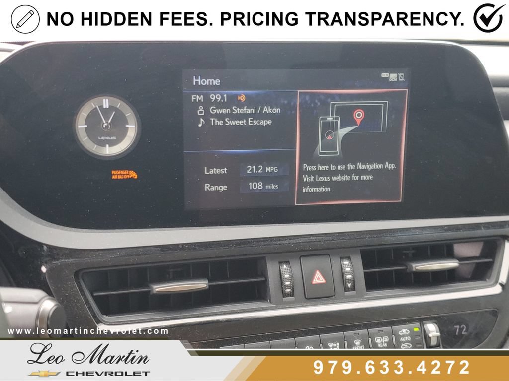 Used 2022 Lexus ES 350 w/ Premium Package FWD image 23