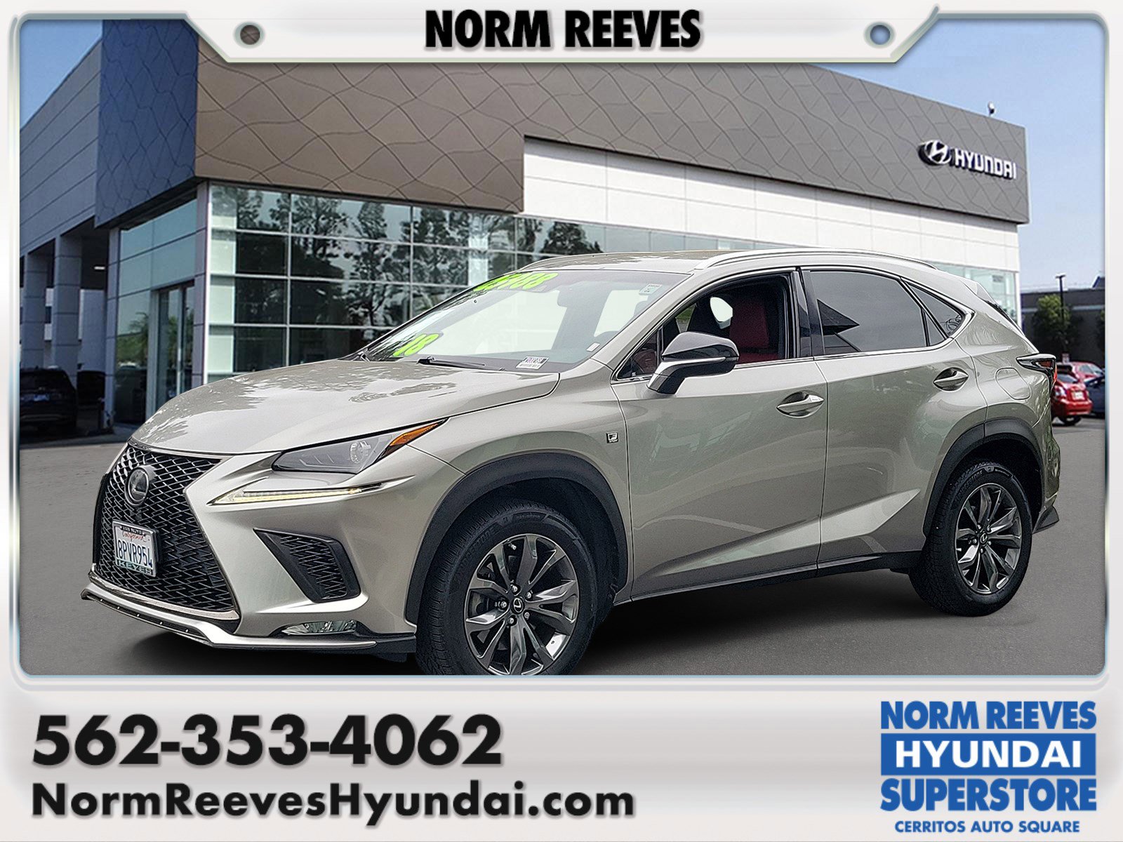 Used 2018 Lexus NX 300 F Sport w/ Accessory Package 2