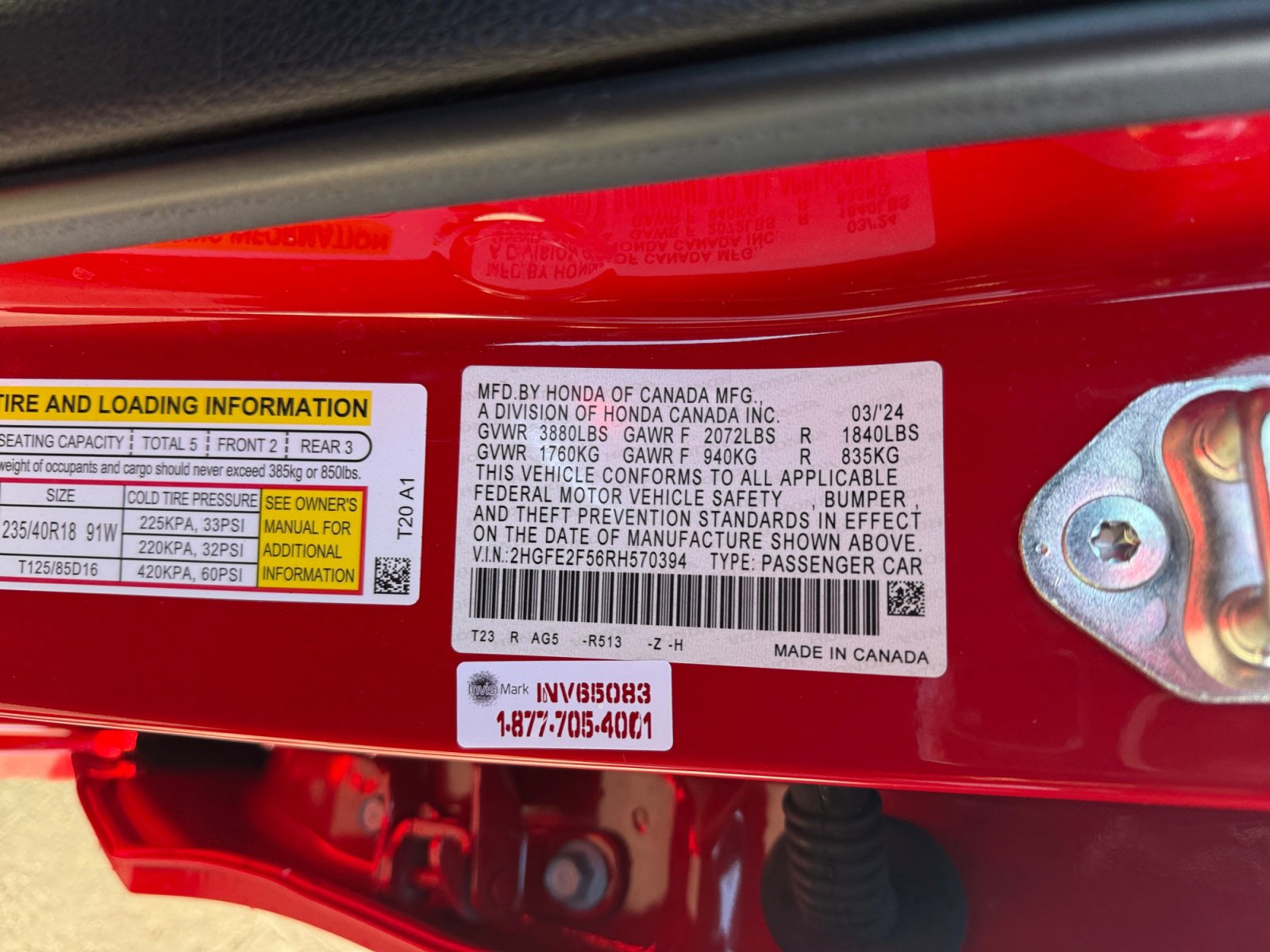 Used 2024 Honda Civic Sport image 25