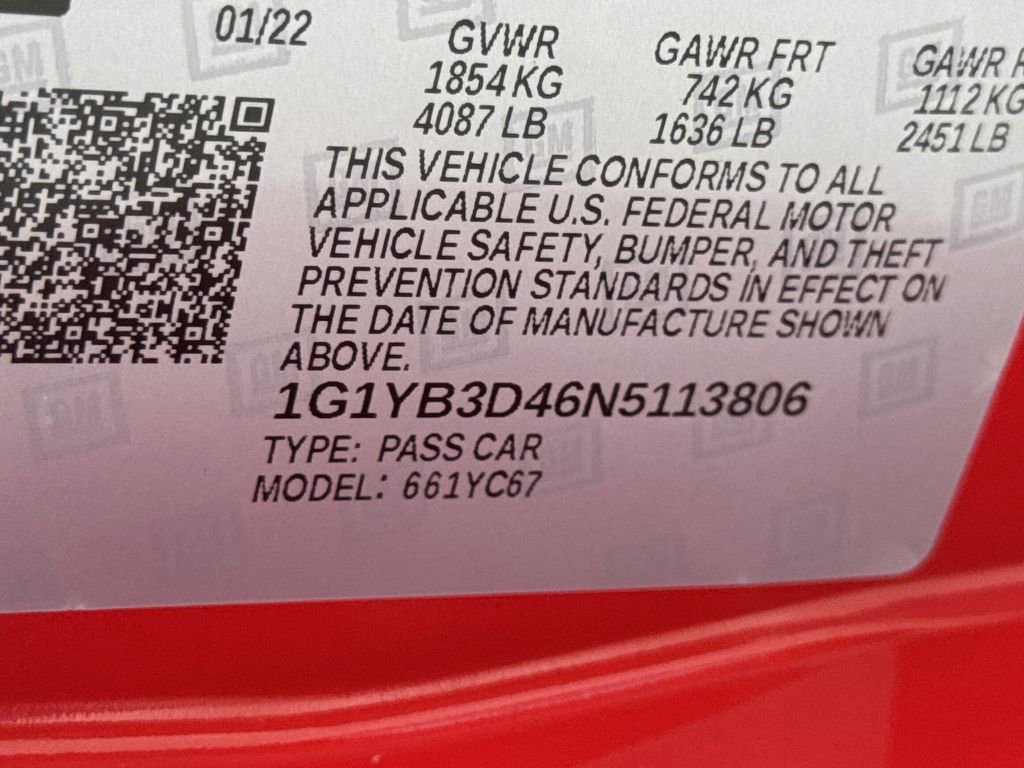 Used 2022 Chevrolet Corvette Stingray Preferred Conv w/ 2LT image 29