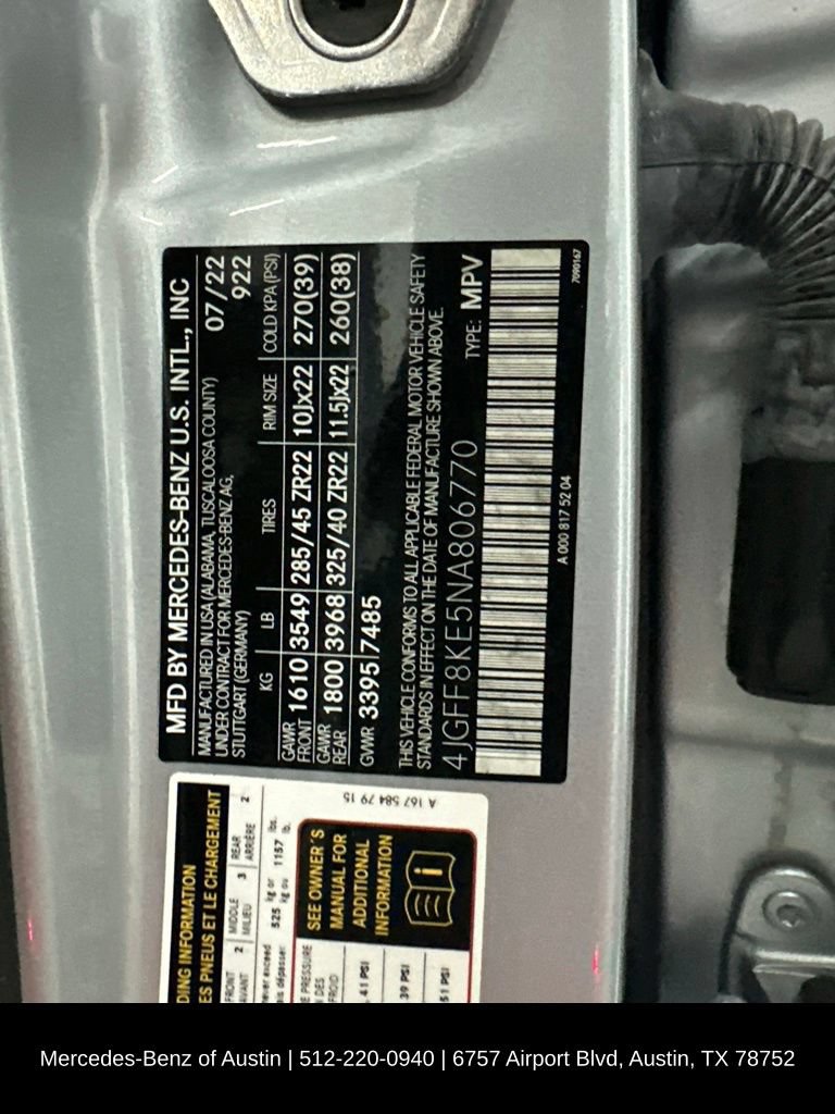 Certified 2022 Mercedes-Benz GLS 63 AMG 4MATIC image 32