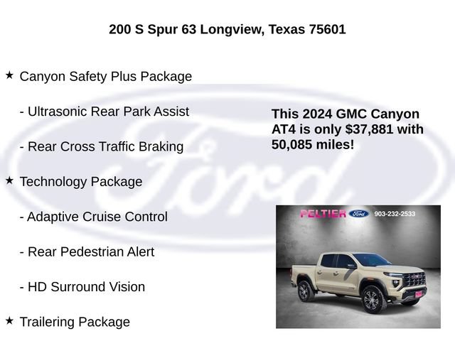 Used 2024 GMC Canyon AT4 w/ Technology Package AWD/4WD image 20
