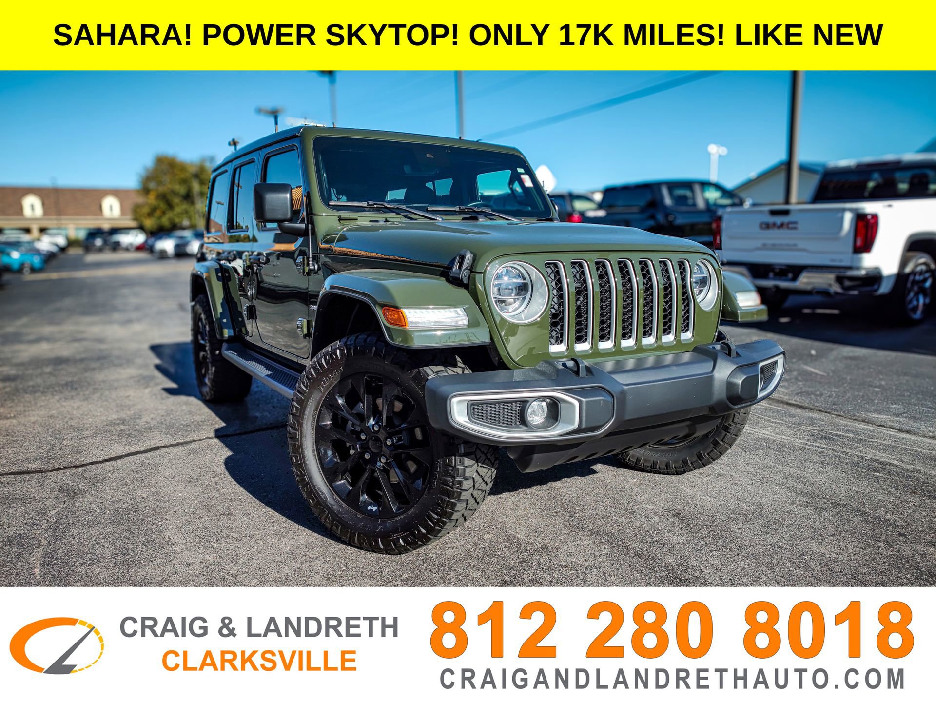 Used 2021 Jeep Wrangler Unlimited Sahara w/ Cold Weather Group