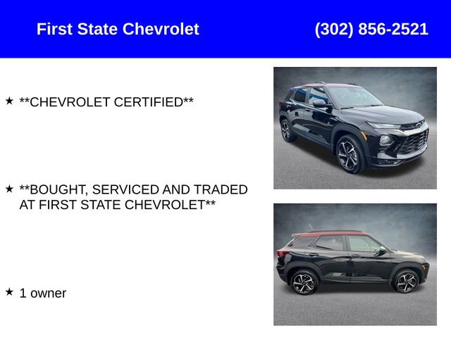Certified 2022 Chevrolet TrailBlazer RS w/ Technology Package image 2