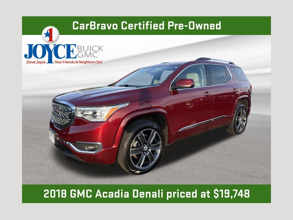 Certified 2018 GMC Acadia Denali w/ Technology Package