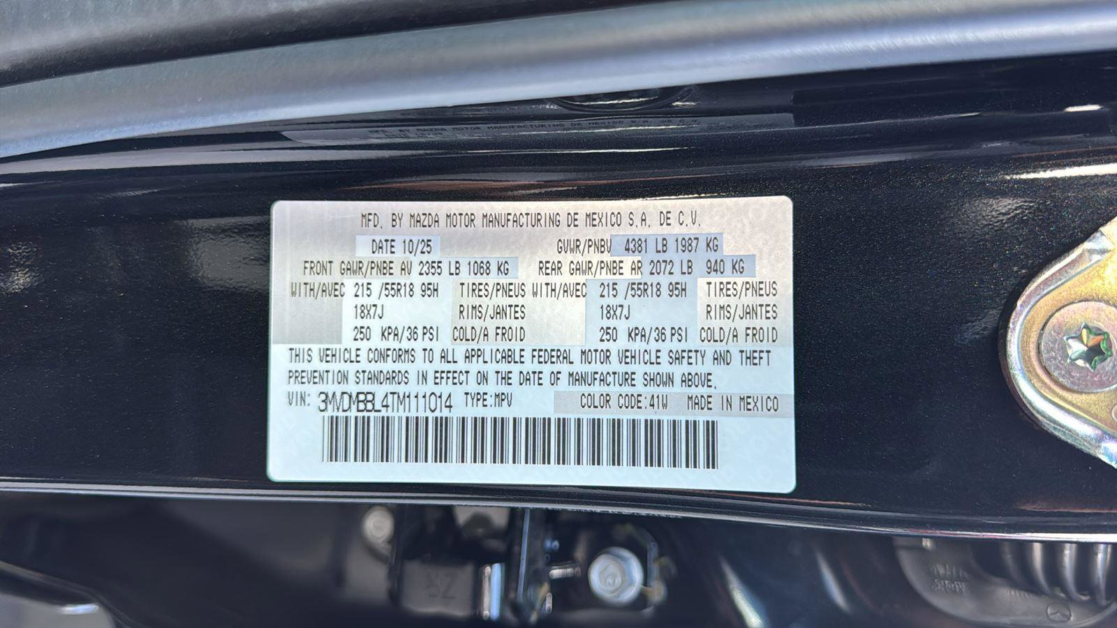 New 2026 MAZDA CX-30 AWD 2.5 S w/ Select Sport Pkg image 20