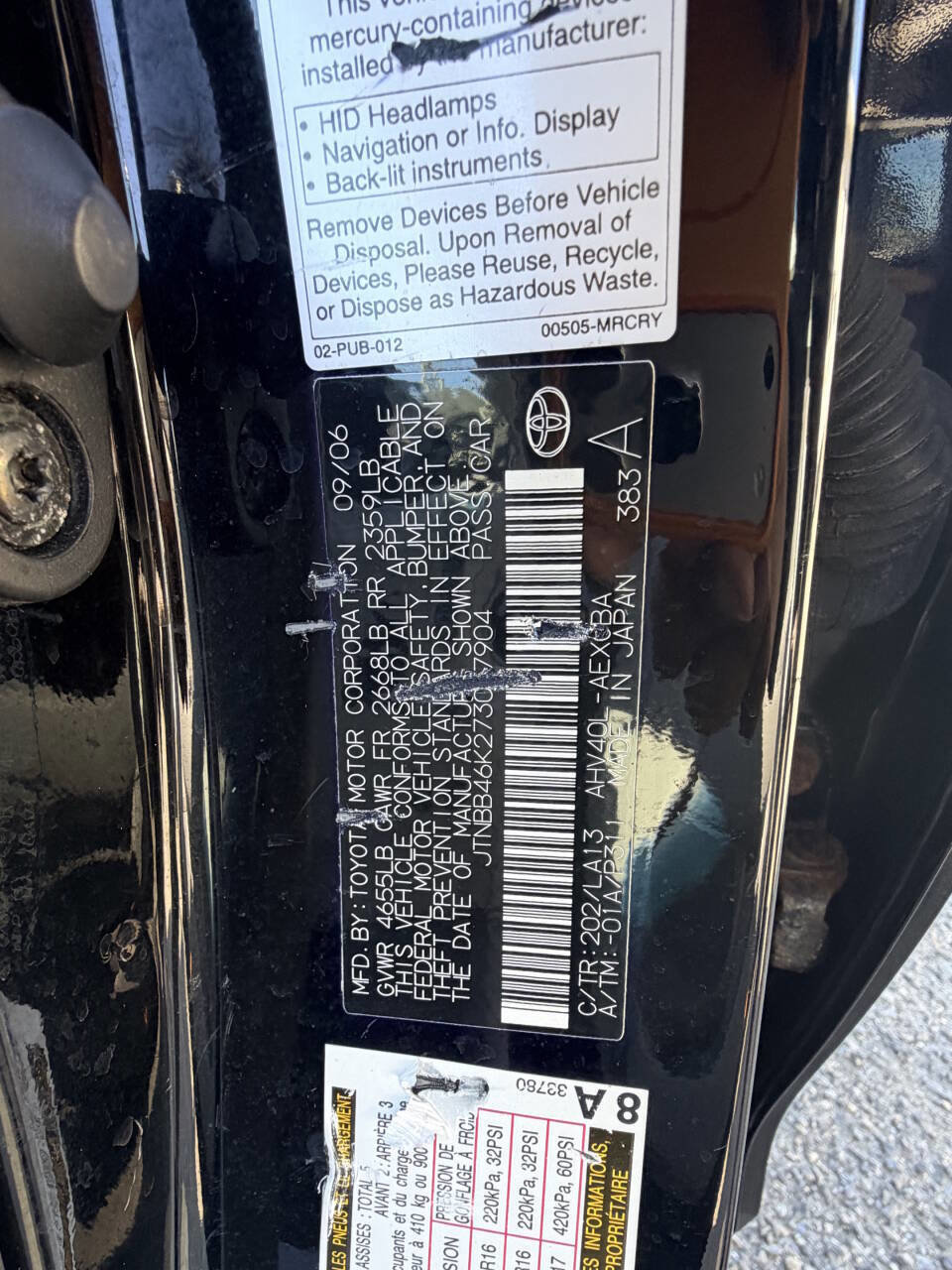 Used 2007 Toyota Camry Hybrid image 6