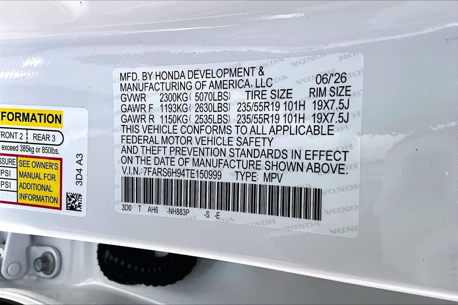 New 2026 Honda CR-V Sport Touring image 14