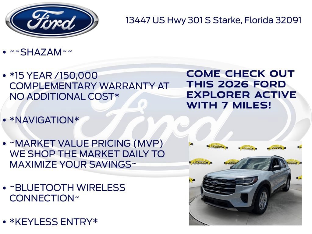New 2026 Ford Explorer Active RWD image 5