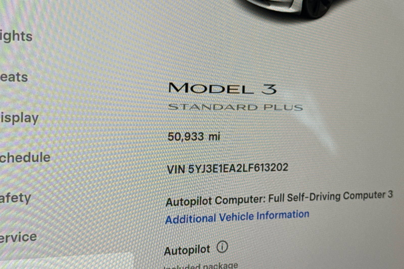 Used 2020 Tesla Model 3 Standard Range image 32