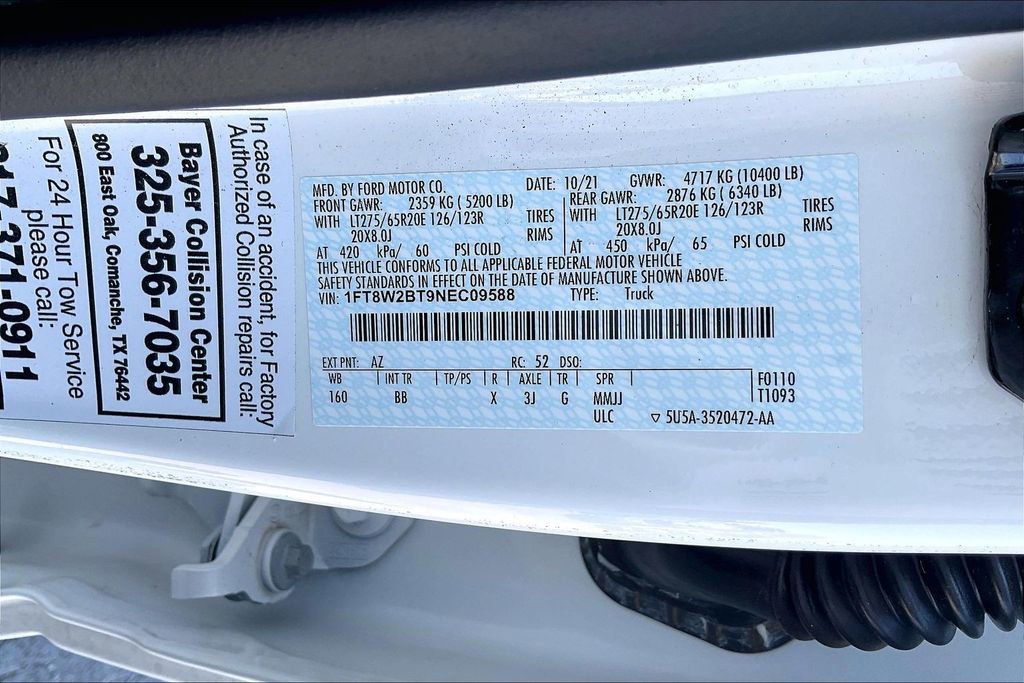 Used 2022 Ford F250 Platinum w/ FX4 Off-Road Package image 20